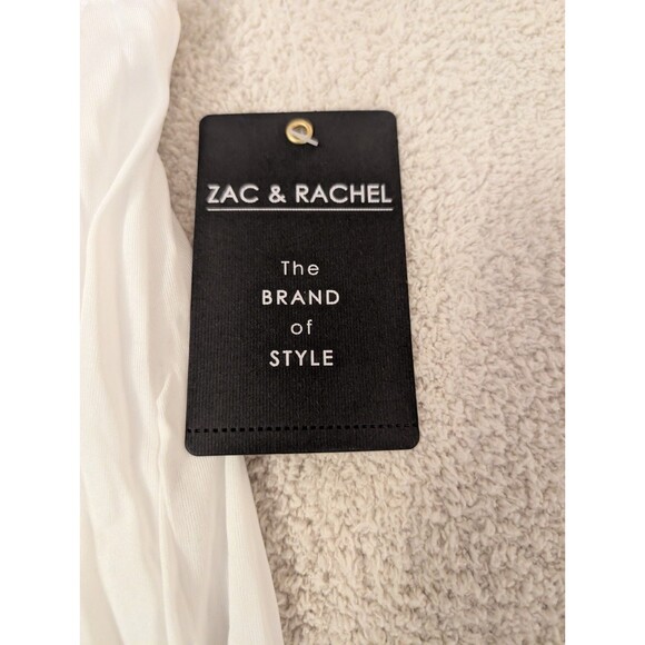 NWT Zac And Rachel White Maxi Skirt Boho Flowy Size S - Picture 2 of 8